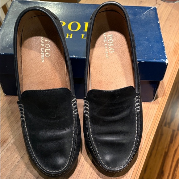 Polo Ralph Lauren Other - Polo by Ralph Lauren Classic Black Woodley Loafers 10.5